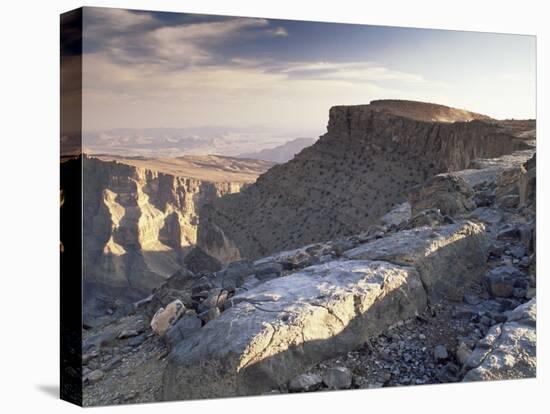 Oman's Grand Canyon, Situated in Jebel Shams, at 1900M, Western Hajar, Oman, Middle East-Patrick Dieudonne-Premier Image Canvas