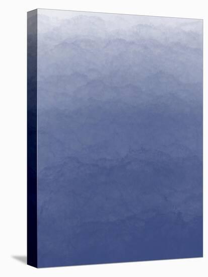 Ombré Blue Fresco 1-Melody Hogan-Stretched Canvas