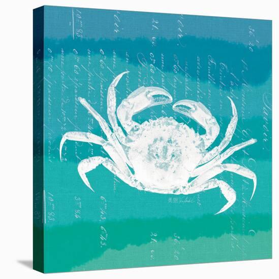 Ombre Ocean Rock Crab-Meili Van Andel-Stretched Canvas