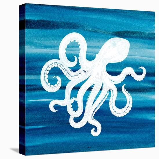 Ombre Octopus-Kimberly Allen-Stretched Canvas