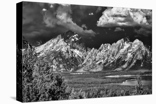 Ominous Storm Clouds over the Tetons-Dean Fikar-Premier Image Canvas