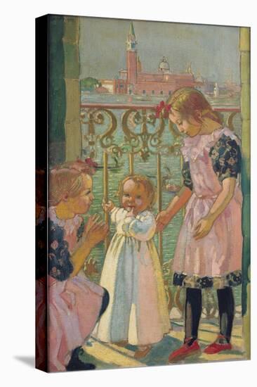 On a Venetian Balcony-Maurice Denis-Premier Image Canvas