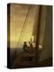 On Board a Sailing Ship, 1819-Caspar David Friedrich-Premier Image Canvas