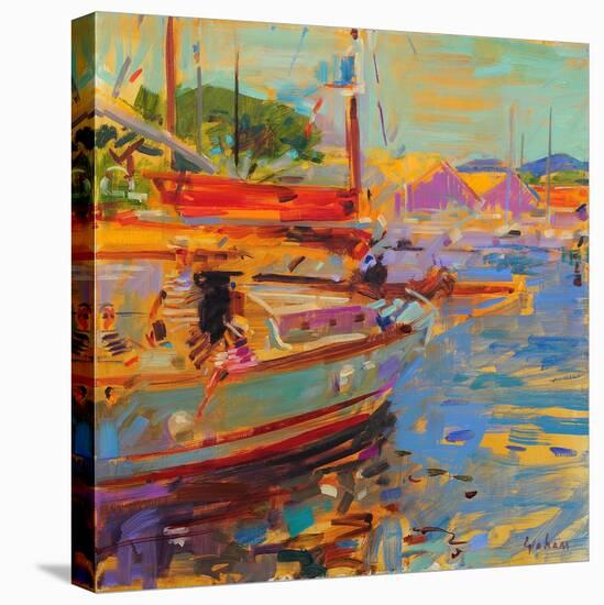 On Deck, Saint-Tropez-Peter Graham-Premier Image Canvas