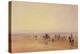 On Lancaster Sands, Sunset (Crossing Lancaster Sands) C.1835-David Cox-Premier Image Canvas