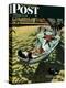 "On Leave" Saturday Evening Post Cover, September 15,1945-Norman Rockwell-Premier Image Canvas