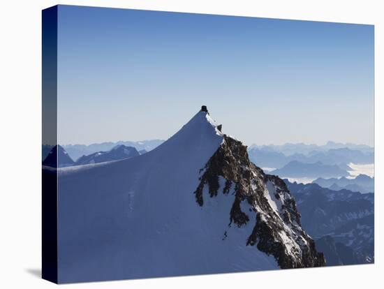 On Punta Gnifetti at 4554 M, Margherita Hut, Monte Rosa, Italian Alps, Piedmont, Italy, Europe-Angelo Cavalli-Premier Image Canvas