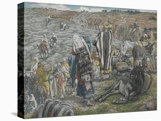 On Return from Jerusalem it Is Noticed That Jesus Is Lost from 'The Life of Our Lord Jesus Christ'-James Jacques Joseph Tissot-Premier Image Canvas