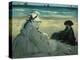 On the Beach. 1873-Edouard Manet-Premier Image Canvas