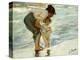 On the Beach, 1908-Joaqu?n Sorolla y Bastida-Premier Image Canvas