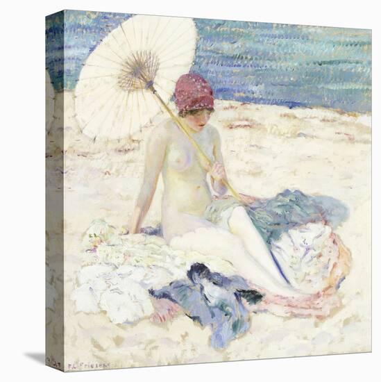 On the Beach, 1913-Frederick Carl Frieseke-Premier Image Canvas