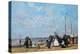 On the Beach, Trouville-Eug?ne Boudin-Premier Image Canvas