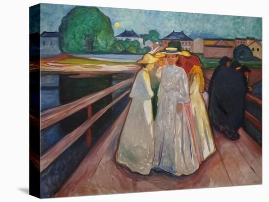 On the Bridge, 1903 (Oil on Canvas)-Edvard Munch-Premier Image Canvas