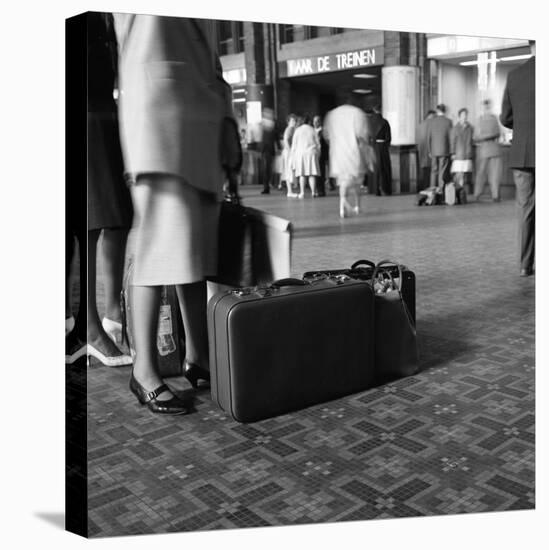 On the Concourse of Centraal Station, Amsterdam, Netherlands, 1963-Michael Walters-Premier Image Canvas