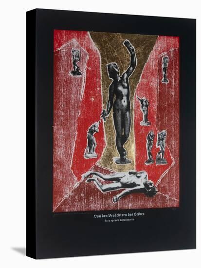 On the Despisers of the Body, Thus Spoke Zarathustra, 2023 (Woodcut and Silkscreen)-Guilherme Pontes-Premier Image Canvas