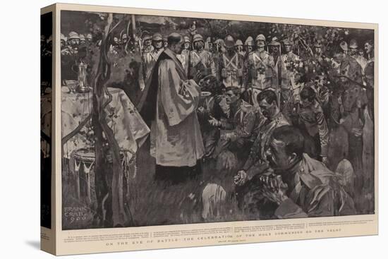 On the Eve of Battle, the Celebration of the Holy Communion on the Veldt-Frank Craig-Premier Image Canvas