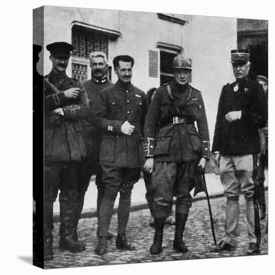 On the front and after experience he commanded 6th Royal Scots Fusiliers, c1916, (1945)-Unknown-Premier Image Canvas