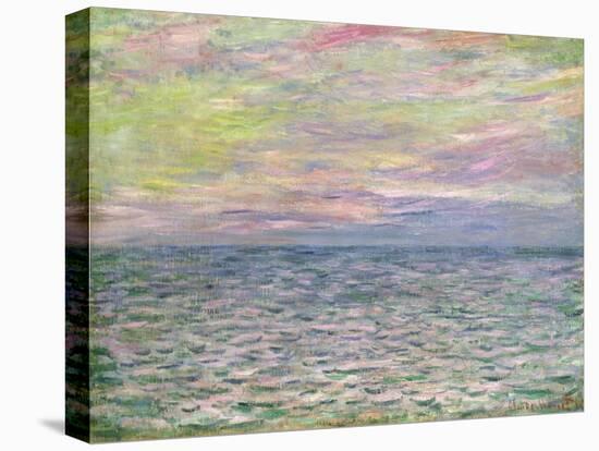 On the High Seas, Sunset at Pourville; Coucher De Soleil a Pourville, Pleine Mer, 1882-Claude Monet-Premier Image Canvas