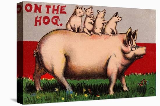 On the Hog Postcard-null-Premier Image Canvas