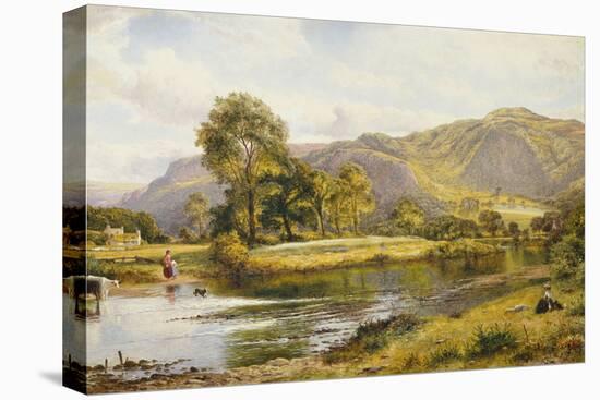 On the River Conway, North Wales-Benjamin Williams Leader-Premier Image Canvas