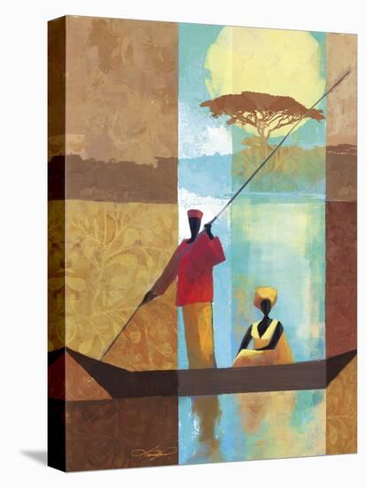 On the River I-Keith Mallett-Stretched Canvas