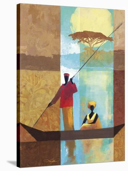 On the River I-Keith Mallett-Stretched Canvas