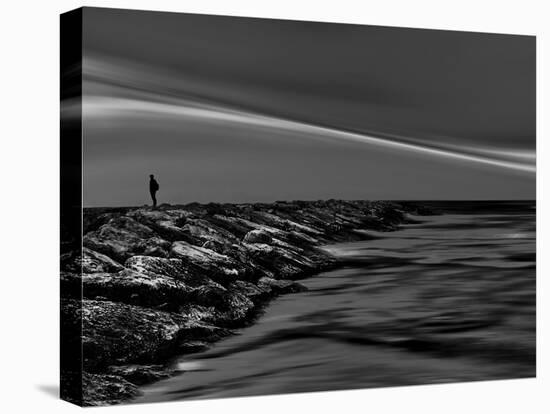 On the Rocks Bw-Josh Adamski-Premier Image Canvas