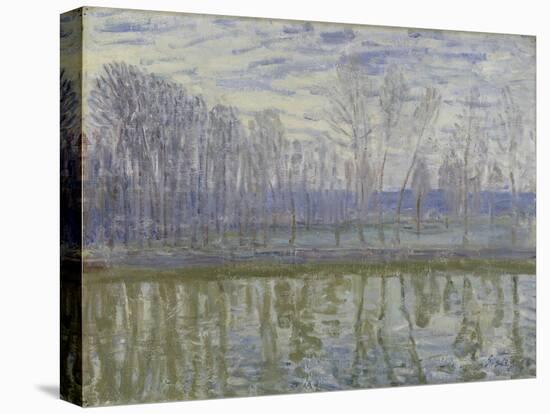 On the Shores of the Loing, 1896-Alfred Sisley-Premier Image Canvas