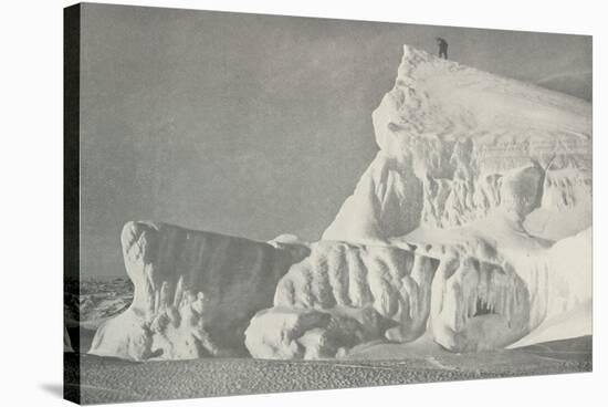 'On the Summit of an Iceberg', c1911, (1913)-Herbert Ponting-Stretched Canvas