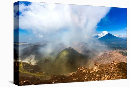 On the summit of the active Pacaya Volcano, Guatemala, Central America-Laura Grier-Premier Image Canvas