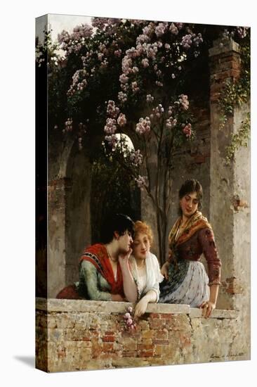 On the Terrace-Eugene de Blaas-Premier Image Canvas