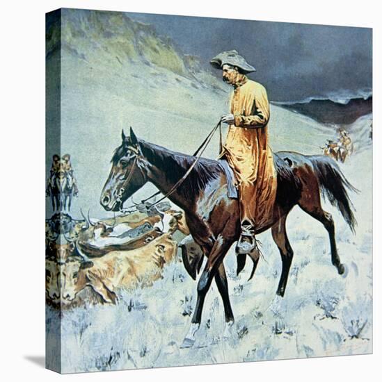 On the Trail-Frederic Sackrider Remington-Premier Image Canvas