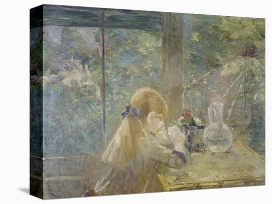 On the Veranda, 1884-Berthe Morisot-Premier Image Canvas