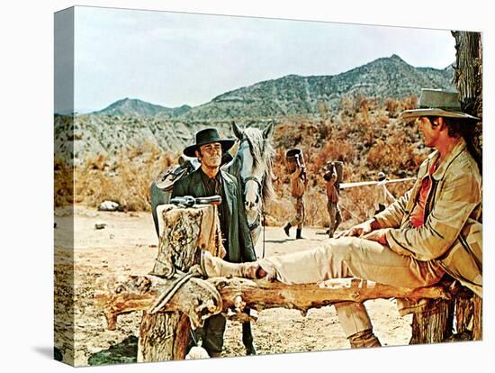 Once Upon A Time In The West, Henry Fonda, Charles Bronson, 1969-null-Stretched Canvas