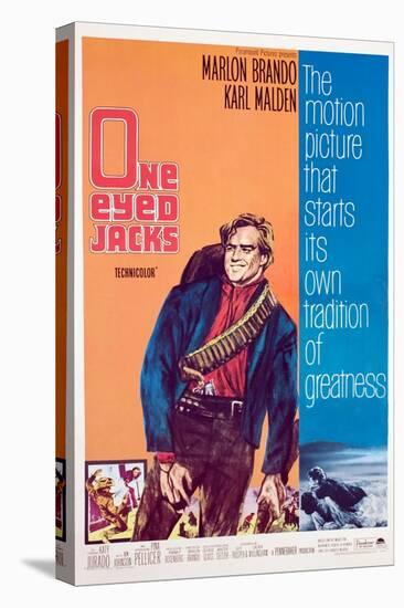 One-Eyed Jacks, Marlon Brando, 1961-null-Stretched Canvas