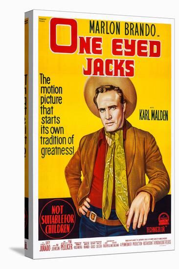 One-Eyed Jacks, Marlon Brando, 1961-null-Stretched Canvas