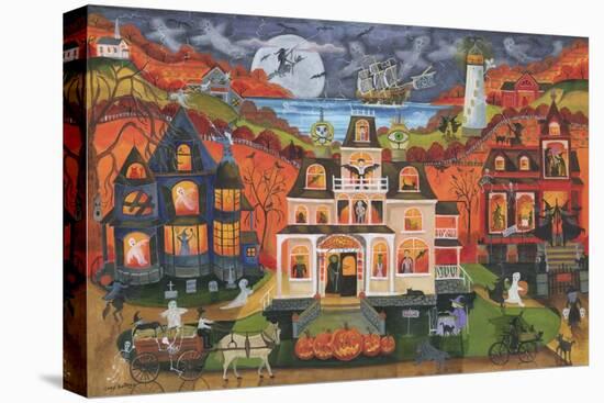 One ghostly Night on Halloween-Cheryl Bartley-Premier Image Canvas