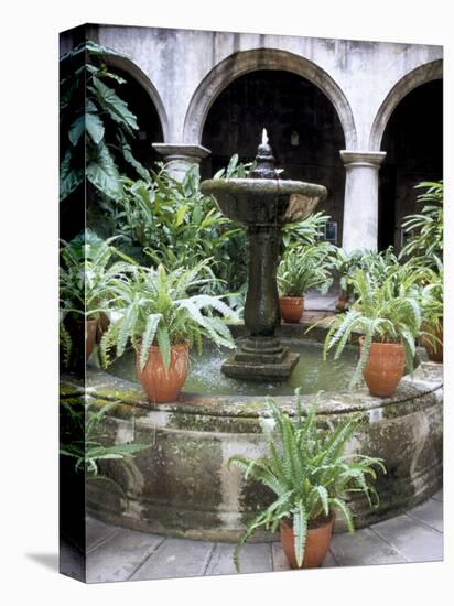 One of Many Lovely Garden Courtyards in Old Havana, Havana, Cuba, West Indies, Central America-R H Productions-Premier Image Canvas