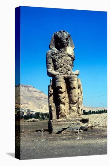 One of the Colossi of Memnon, Near the Valley of the Kings, Egypt, 14th Century Bc-null-Premier Image Canvas
