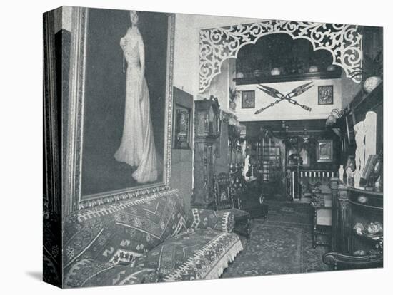 'One of the Reception Rooms at the Sandow Institute',c1898-Unknown-Premier Image Canvas