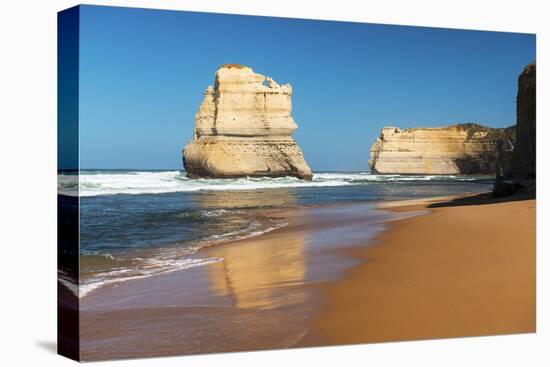 One of the Twelve Apostles and Southern Ocean, Twelve Apostles National Park, Port Campbell-Richard Nebesky-Premier Image Canvas