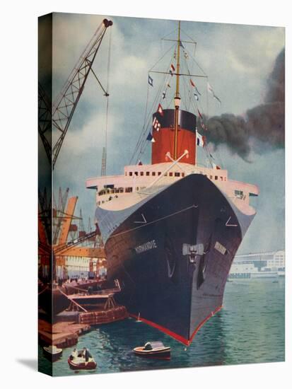 'One of the World's Great Ships. The French liner Normandie', 1937-Unknown-Premier Image Canvas