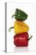 One Red, One Yellow and One Green Pepper, Stacked-Dieter Heinemann-Premier Image Canvas