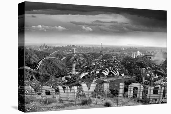 One Too Many Drinks BW-Thomas Barbey-Premier Image Canvas