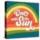 One with the Sun-Lady Louise Designs-Stretched Canvas