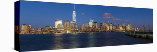 One World Trade Center and Downtown Manhattan across the Hudson River, New York, Manhattan-Gavin Hellier-Premier Image Canvas