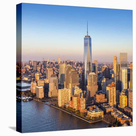 One World Trade Center and Lower Manhattan, New York City, New York, USA-Jon Arnold-Premier Image Canvas