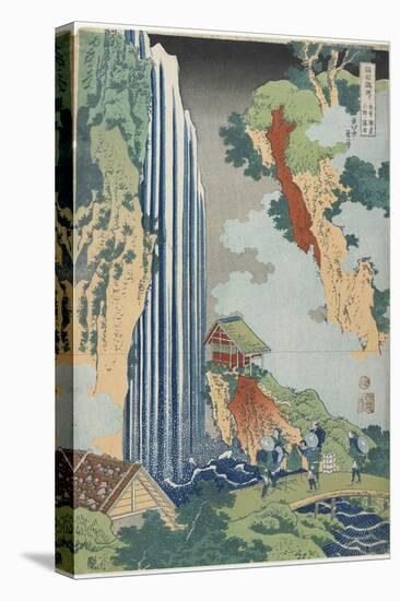 Ono Falls on the Kiso Road, C. 1833-Katsushika Hokusai-Premier Image Canvas