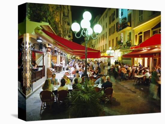 Open Air Cafes and Restaurants, Nice, Cote d'Azure, Provence, France, Europe-Walter Rawlings-Premier Image Canvas