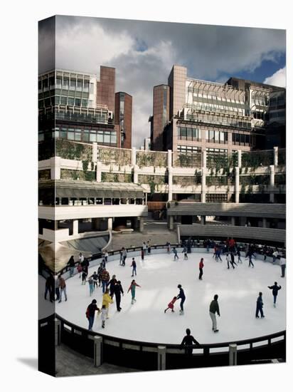 Open Air Ice Rink, Broadgate, City of London, London, England, United Kingdom-Adam Woolfitt-Premier Image Canvas